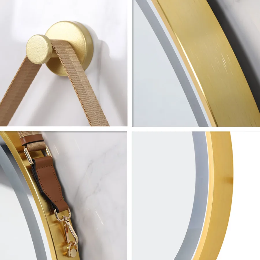 miroir lumineux rond avec intensité variable et antibuée - Image 6