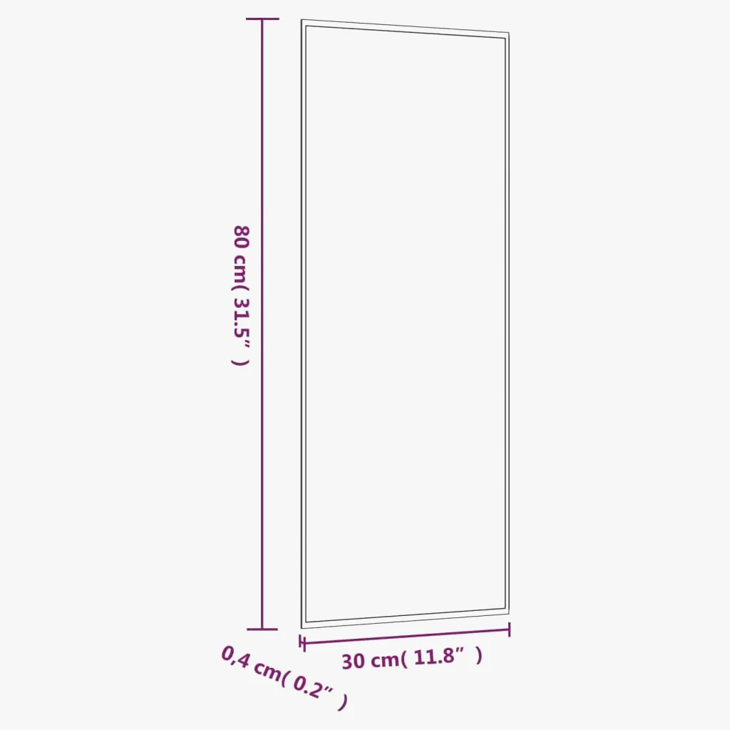 miroir mural rectangulaire en verre autocollant décoratif pour intérieur - Image 6
