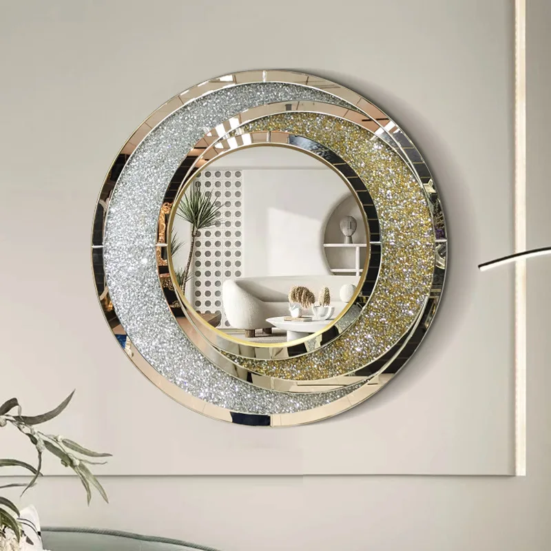 miroir rond de luxe à suspendre pour décoration intérieure - Image 2
