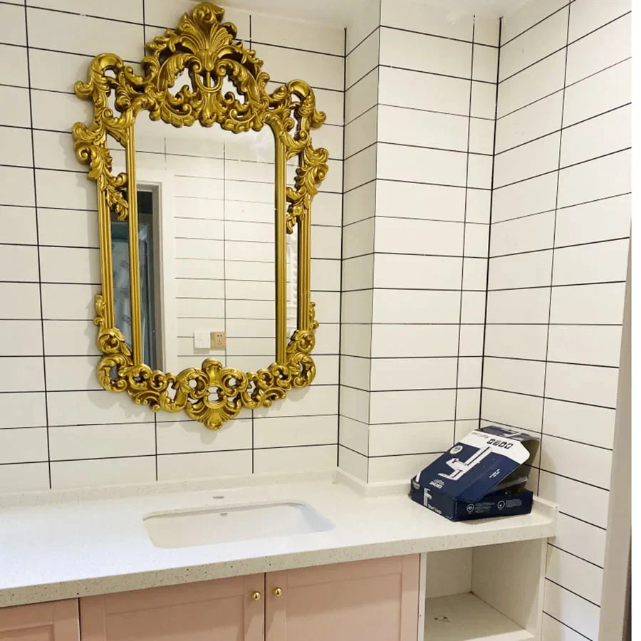 miroirs décoratifs artisanaux esthétiques pour maquillage irréguliers - Image 5