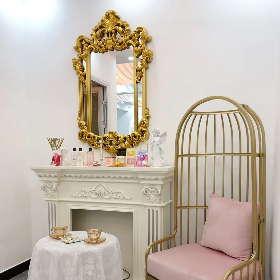 miroirs décoratifs artisanaux esthétiques pour maquillage irréguliers - Image 6