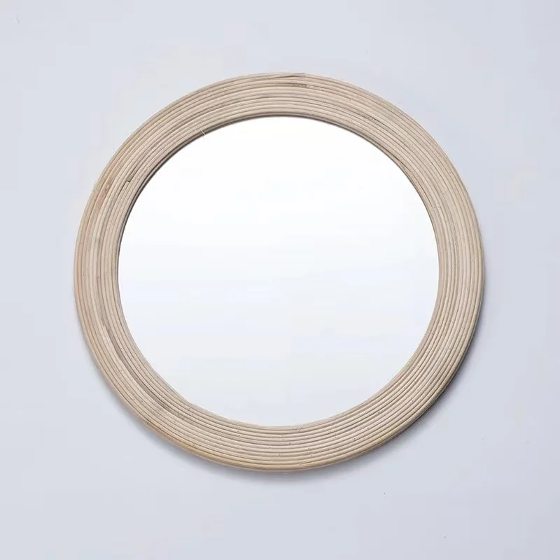 miroirs décoratifs en raphia pour une décoration murale élégante - Image 5