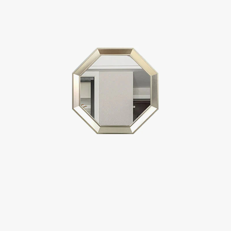 miroirs décoratifs hexagonaux en métal pour décoration esthétique - Image 6