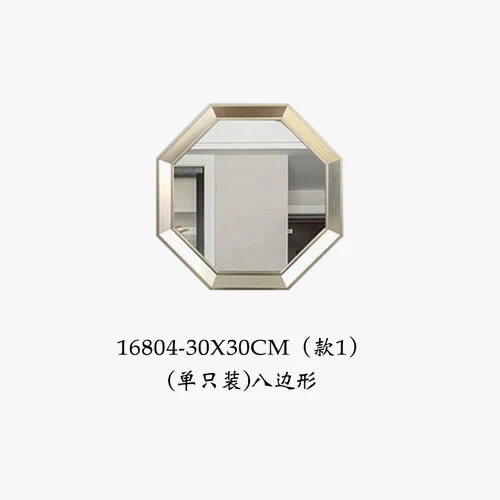 miroirs décoratifs hexagonaux en métal pour décoration esthétique - Image 7
