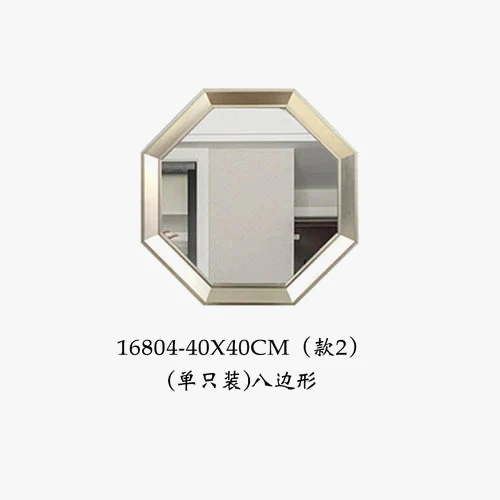 miroirs décoratifs hexagonaux en métal pour décoration esthétique - Image 8
