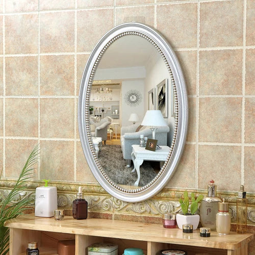 miroirs décoratifs ovales nordiques suspendus en macramé - Image 10