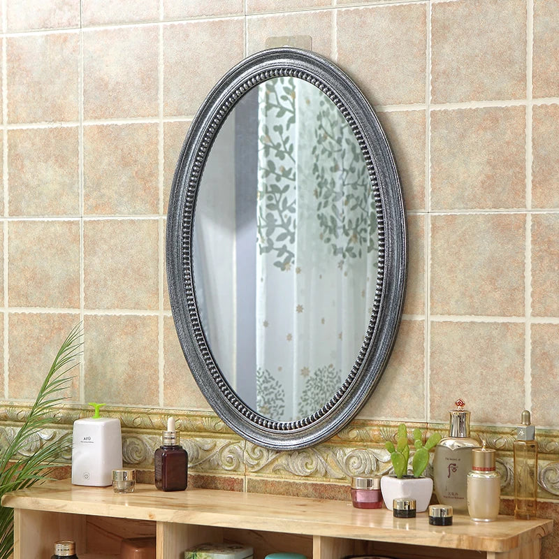 miroirs décoratifs ovales nordiques suspendus en macramé - Image 5