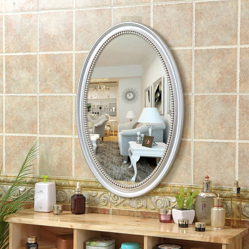 miroirs décoratifs ovales nordiques suspendus en macramé - Image 6