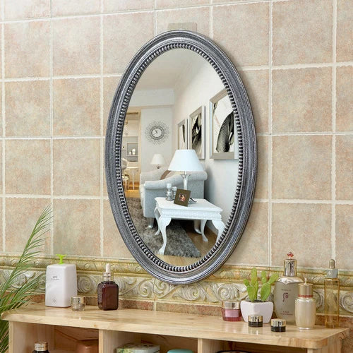 miroirs décoratifs ovales nordiques suspendus en macramé - Image 7