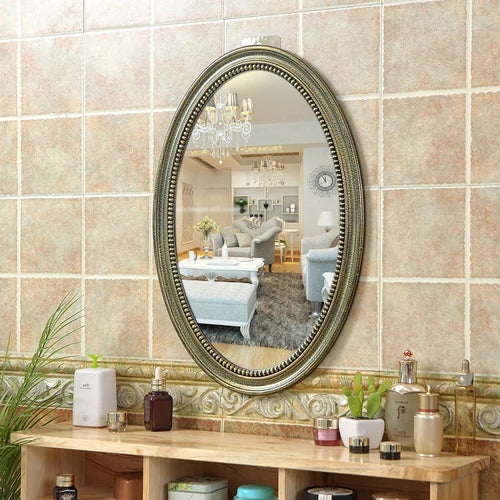 miroirs décoratifs ovales nordiques suspendus en macramé - Image 8