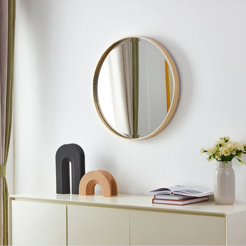 miroirs décoratifs ronds adhésifs pour salle de bain et décoration murale - Image 5