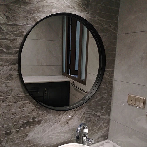 miroirs décoratifs ronds adhésifs pour salle de bain et décoration murale - Image 7