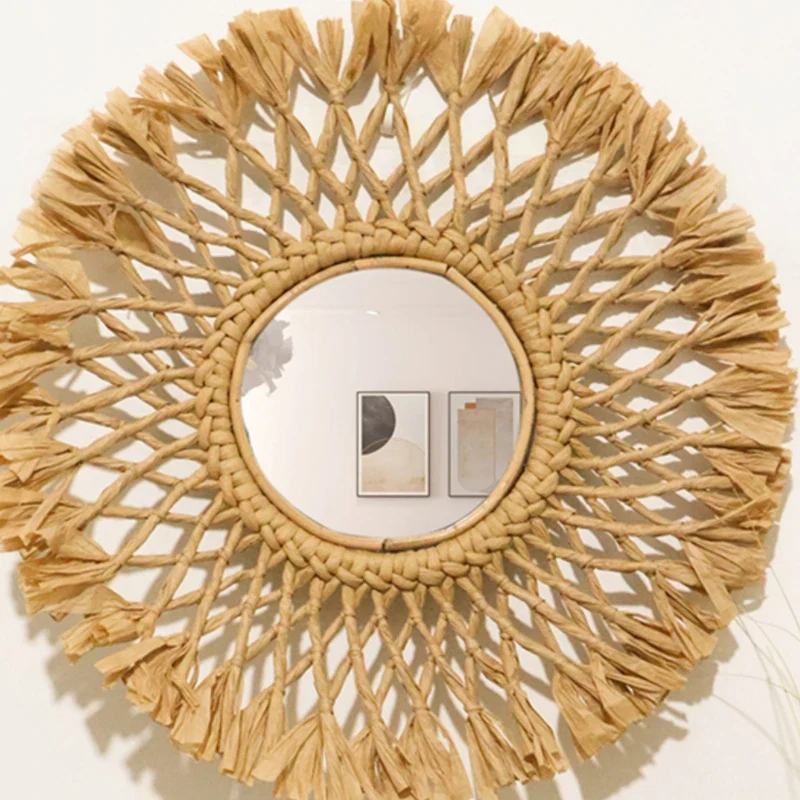 miroirs décoratifs ronds adhésifs pour une décoration intérieure élégante - Image 3