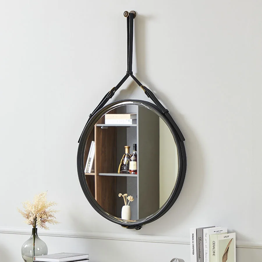 miroirs décoratifs ronds en bois pour décoration intérieure - Image 6