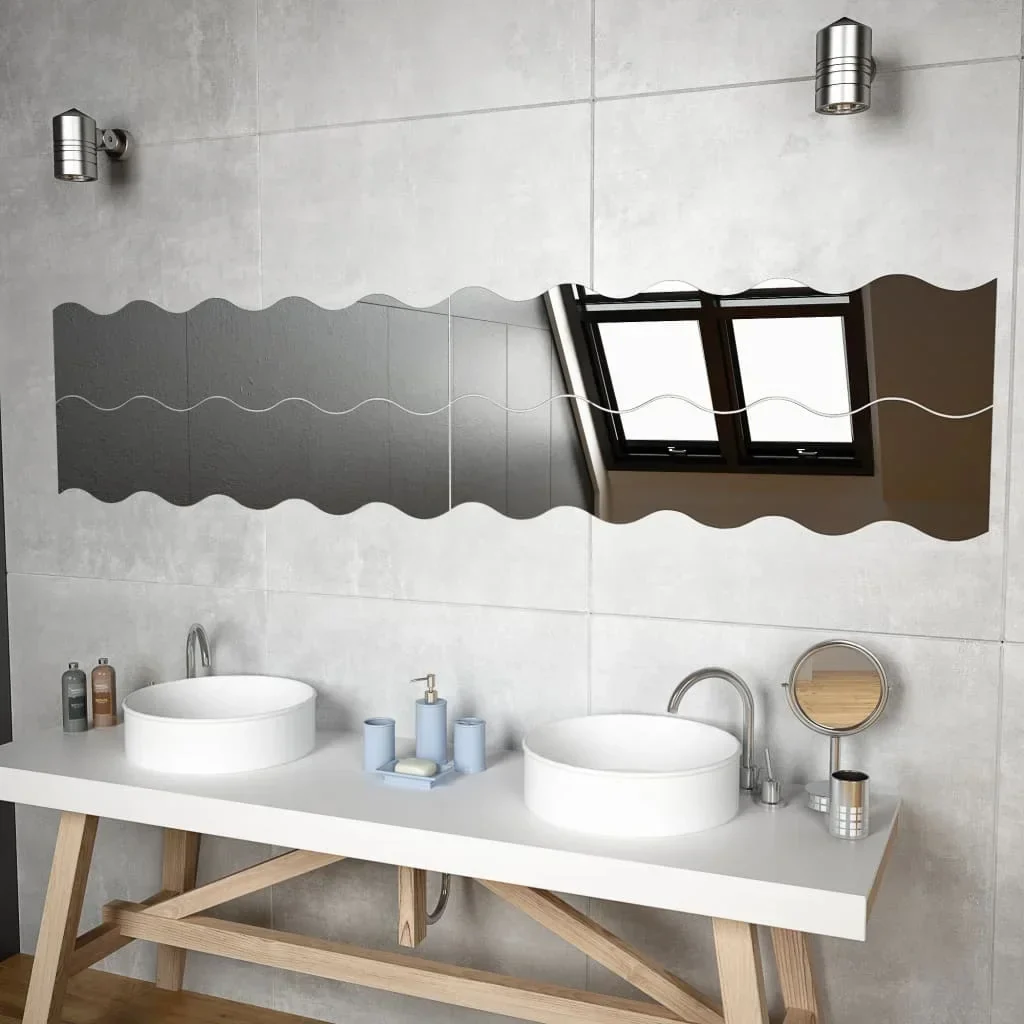 miroirs muraux en verre ondulé pour décoration intérieure - Image 2