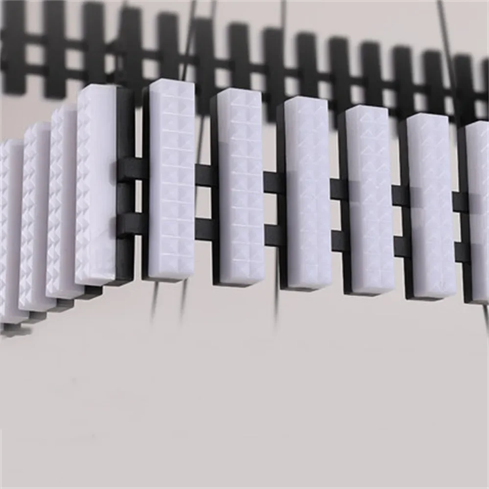 Modern Black and White Chandelier Living Room Decoration Piano Chandelier Luminaire Suspension Restaurant Hanging Light - Image 4