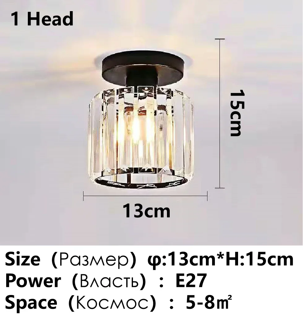 Modern Ceiling Crystal Chandelier Table, Restaurant, Kitchen Bar LED Chandelier Minimalist Home Decoration Light Luxury Crystal - Image 12
