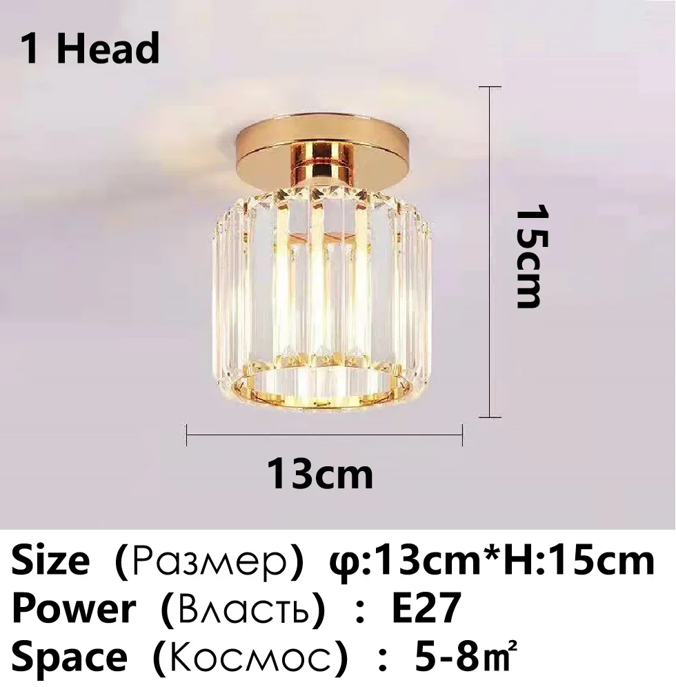 Modern Ceiling Crystal Chandelier Table, Restaurant, Kitchen Bar LED Chandelier Minimalist Home Decoration Light Luxury Crystal - Image 15