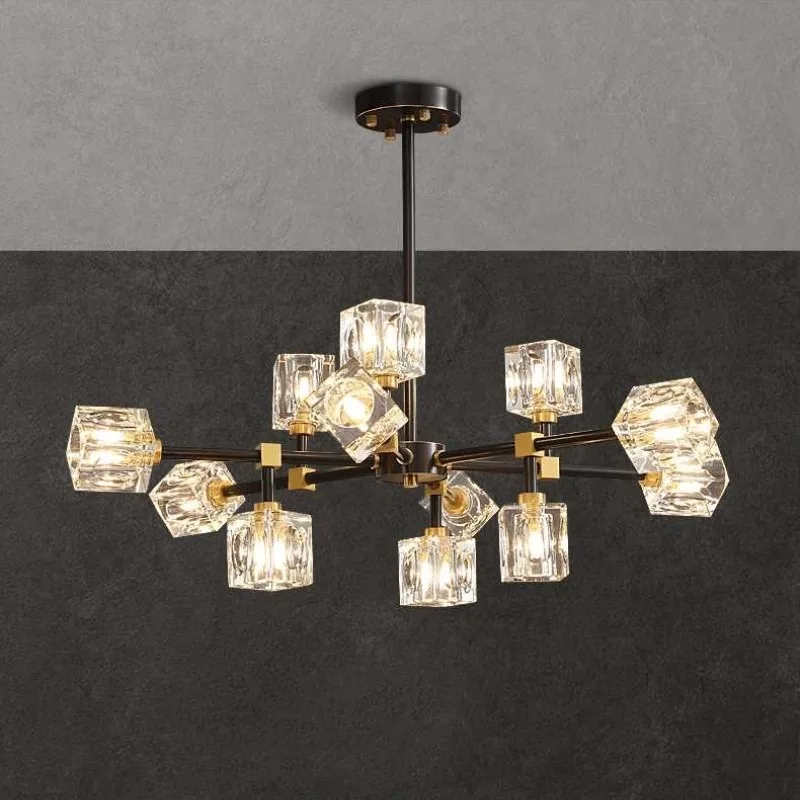 Modern Ceiling Crystal Chandelier Table, Restaurant, Kitchen Bar LED Chandelier Minimalist Home Decoration Light Luxury Crystal - Image 4