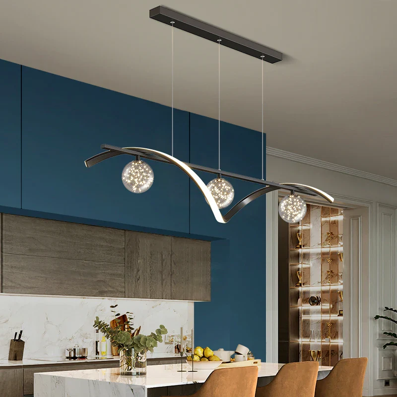 Modern Full Star Dining Room Chandelier Living Room, Kitchen Dining Table, Bedroom Office Gold Decorative Lighting Chandelier - Image 4