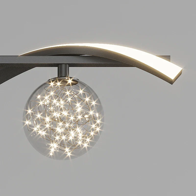 Modern Full Star Dining Room Chandelier Living Room, Kitchen Dining Table, Bedroom Office Gold Decorative Lighting Chandelier - Image 5