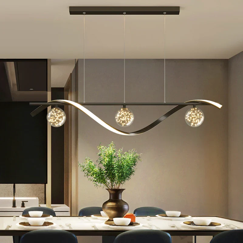 Modern Full Star Dining Room Chandelier Living Room, Kitchen Dining Table, Bedroom Office Gold Decorative Lighting Chandelier - Image 7