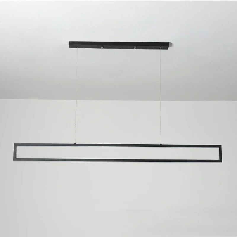 Modern LED black dimming living room light used for hanging decoration of restaurant, coffee shop, bar lighting fixtures - Image 5