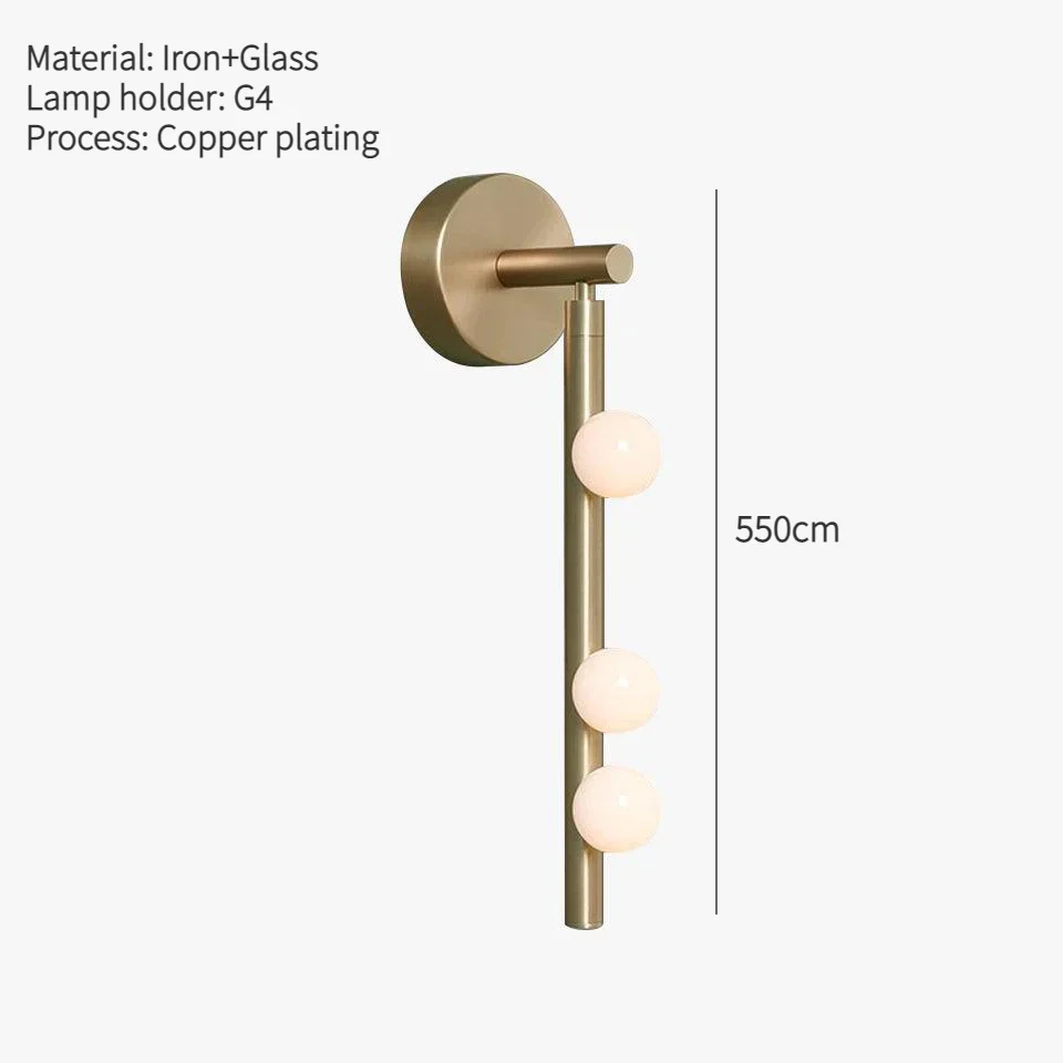 Modern Living Room Art Decoration Wall Lamp, Black Bedside Table, Aisle TV Background Wall, Sofa, Mirror Lighting Appliance - Image 10