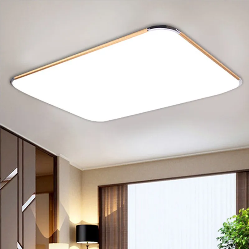 Modern Living Room Light 2024 Ultra Thin LED Ceiling Light Remote Control Dimming Restaurant Bedroom Balcony Panel Light - Image 4