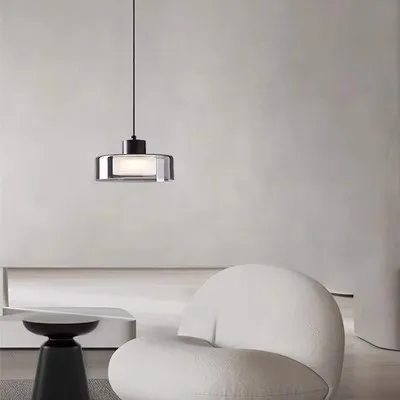Modern new LED Italian full copper living room chandelier designer home dining room, kitchen bar lamp bedroom glass chandelier - Image 11