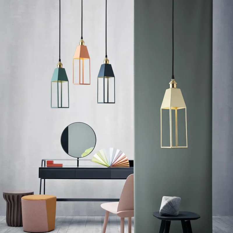 Modern Pendant Lamp Creative Nordic Style Macaron E27 Hanging Dining Living Bedroom Bedside Bar Table Kitchen Island Decor Light - Image 2