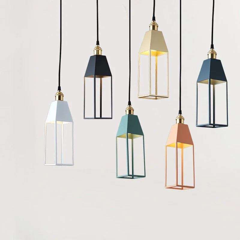 Modern Pendant Lamp Creative Nordic Style Macaron E27 Hanging Dining Living Bedroom Bedside Bar Table Kitchen Island Decor Light - Image 4