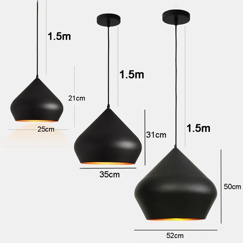 Modern Sleek Pendant Ceiling Lights, Suspension lamp for Kitchen Islands, Restaurant Tables, Home Room decorations Lighting - Image 5