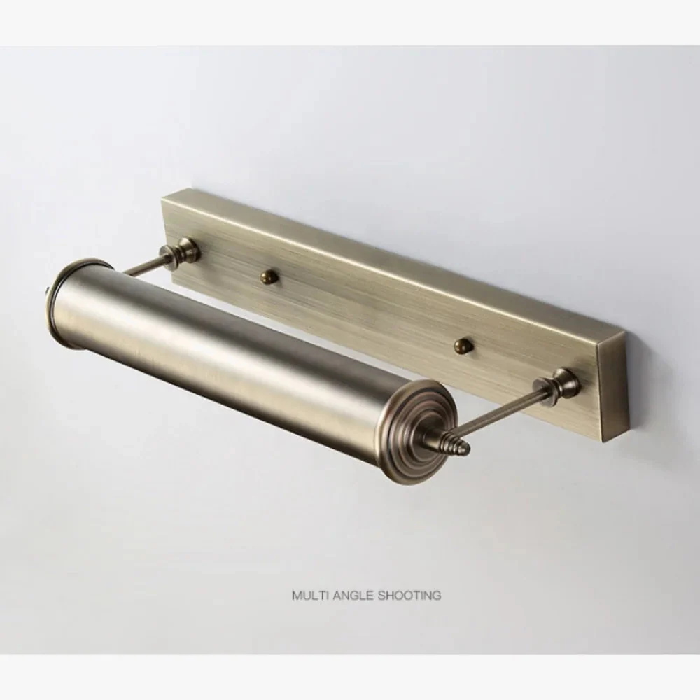 Moderne LED miroir avant lampe salle de bain matériel applique murale 10 W 445mm lumières Bronze LED salle de bain miroir ligne lampe