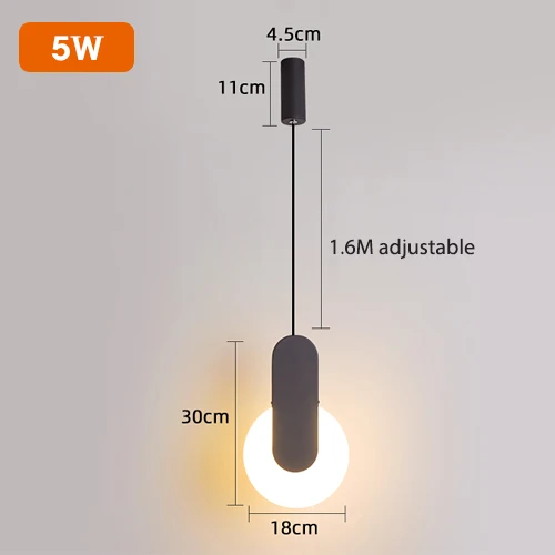 Moderne minimaliste LED longue ligne unique tête lustre café bar lampe de table chambre lampe de chevet restaurant suspension lumières - Image 13