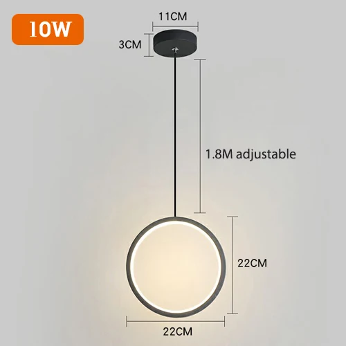 Moderne minimaliste LED longue ligne unique tête lustre café bar lampe de table chambre lampe de chevet restaurant suspension lumières - Image 19