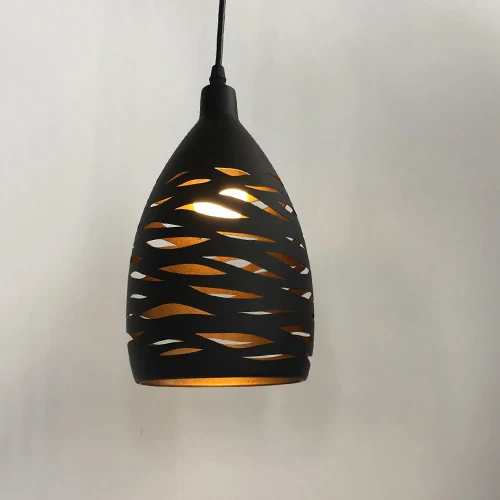 Moderne suspension LED lumières fer creux cage en métal suspension Luminaire salon restaurant boutique bar décor Luminaire - Image 10