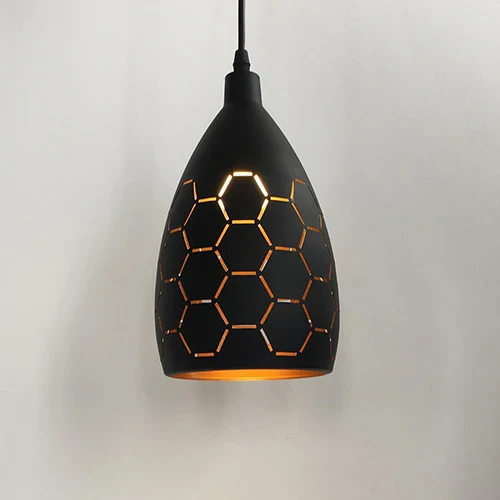Moderne suspension LED lumières fer creux cage en métal suspension Luminaire salon restaurant boutique bar décor Luminaire - Image 8