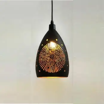 Moderne suspension LED lumières fer creux cage en métal suspension Luminaire salon restaurant boutique bar décor Luminaire - Image 9