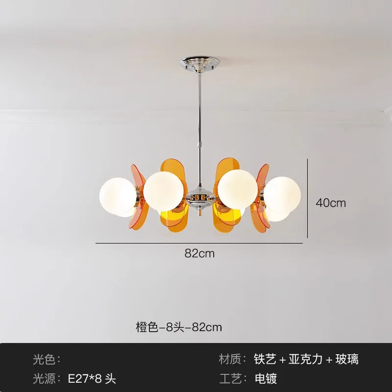 New Modern Luxury Living Room Pendant LampDecorationIndoor Hall, Bedroom,Attic, Kitchen,White Glass Led Lamp Package Chandelier - Image 12
