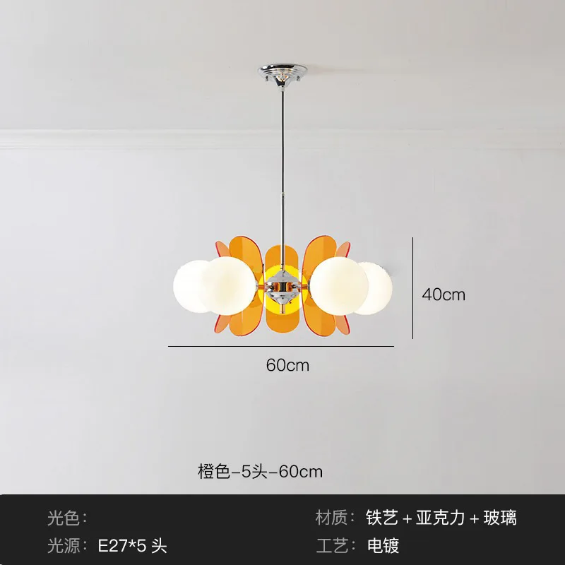 New Modern Luxury Living Room Pendant LampDecorationIndoor Hall, Bedroom,Attic, Kitchen,White Glass Led Lamp Package Chandelier - Image 13