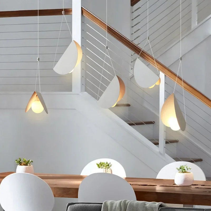 Nordic Designer Minimalist Modern Chandelier Ceiling Suspension Creative Pendant Lamp Hanging Light - Image 3