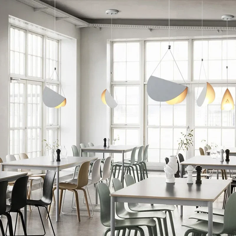 Nordic Designer Minimalist Modern Chandelier Ceiling Suspension Creative Pendant Lamp Hanging Light - Image 4