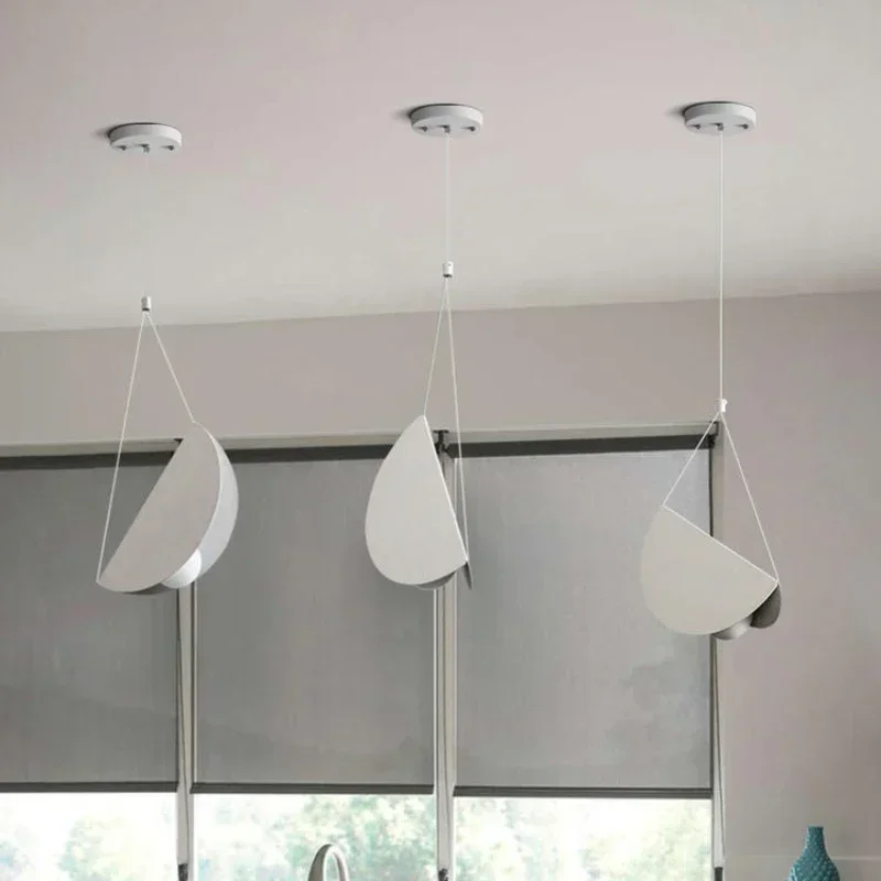 Nordic Designer Minimalist Modern Chandelier Ceiling Suspension Creative Pendant Lamp Hanging Light - Image 5