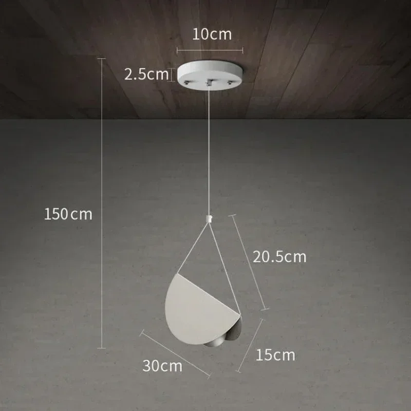 Nordic Designer Minimalist Modern Chandelier Ceiling Suspension Creative Pendant Lamp Hanging Light - Image 7