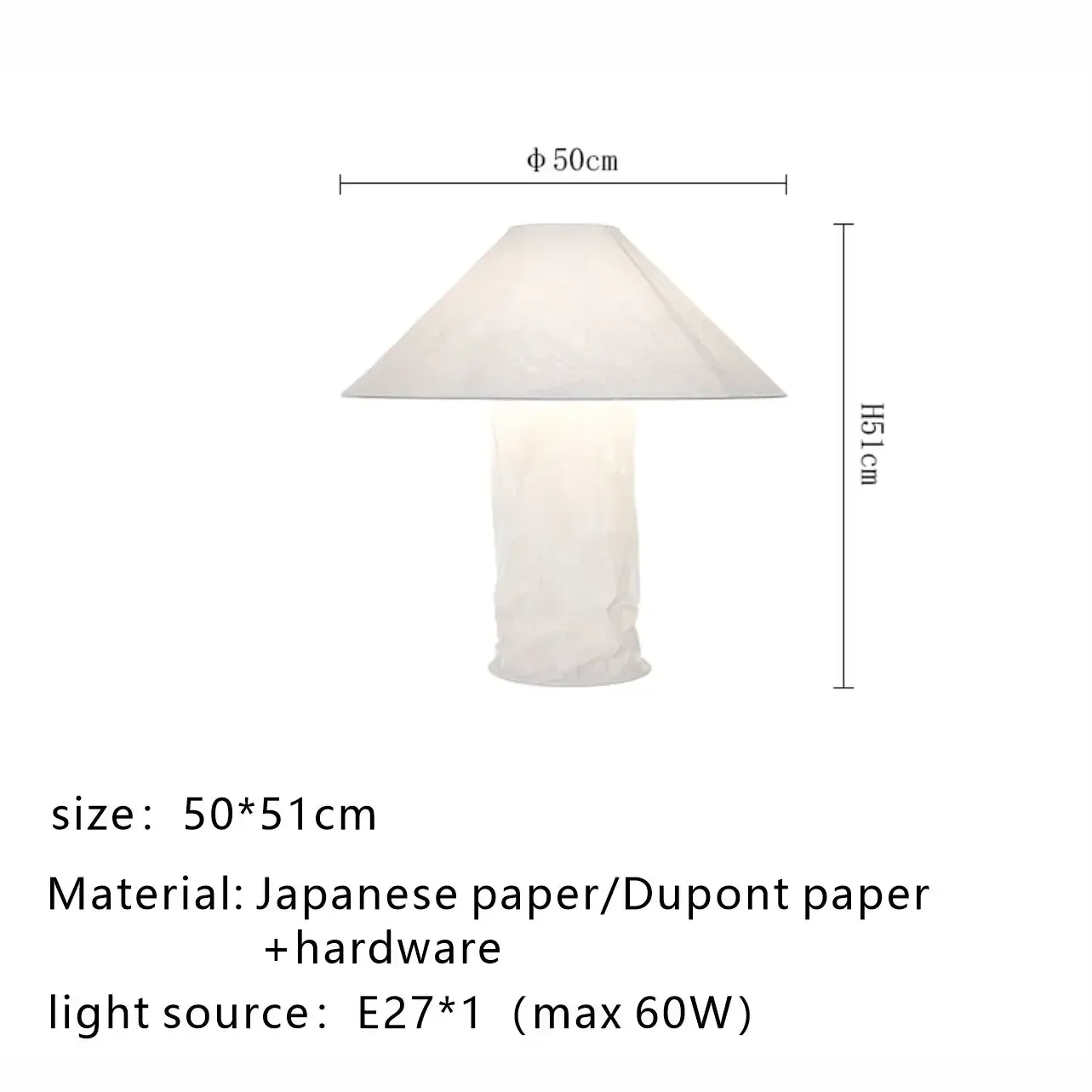 Nordic Designer Paper Table Desk Lamp Danish Floor Light for Living Room Bedroom - Image 7