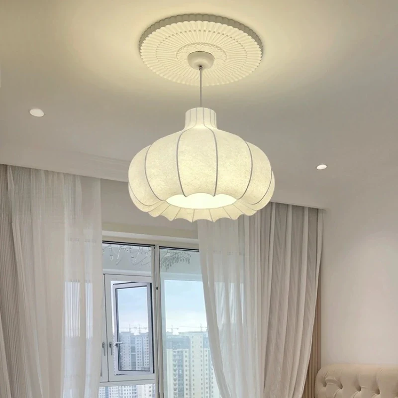 Nordic French chandelier, living room, bedroom, dining table, bar counter, bar, quiet wind lighting fixture - Image 3