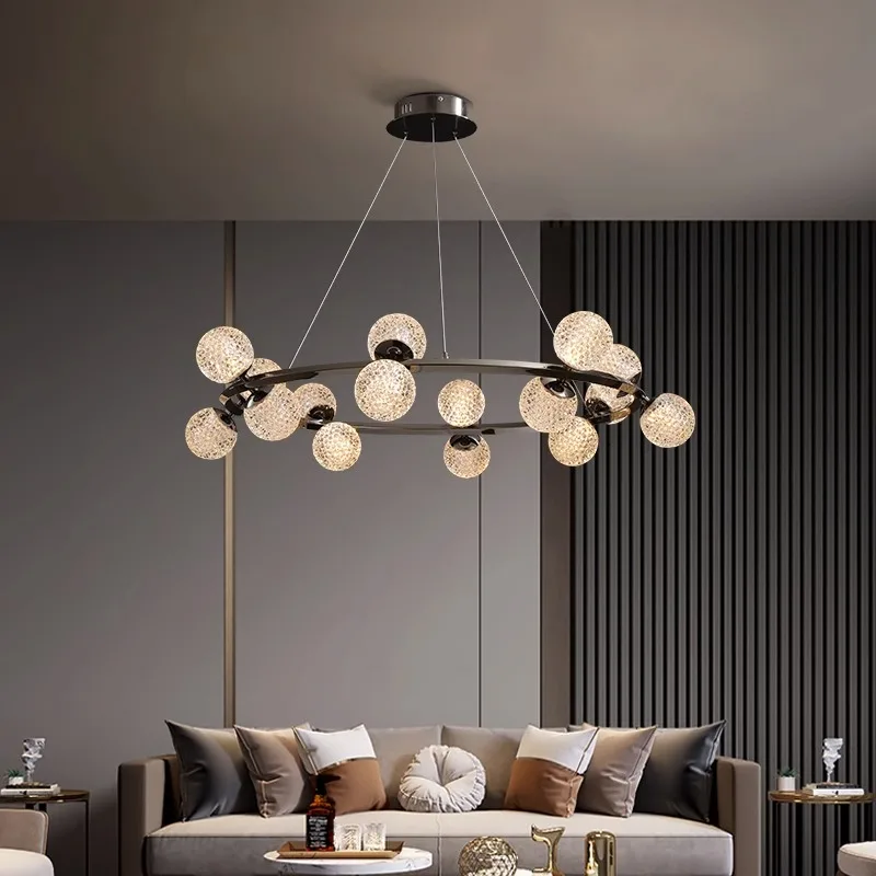 Nordic home decoration, living room chandelier, bedroom chandelier, dining room chandelier, ceiling light, indoor lighting - Image 2