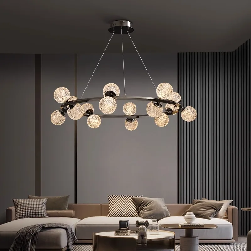 Nordic home decoration, living room chandelier, bedroom chandelier, dining room chandelier, ceiling light, indoor lighting - Image 3
