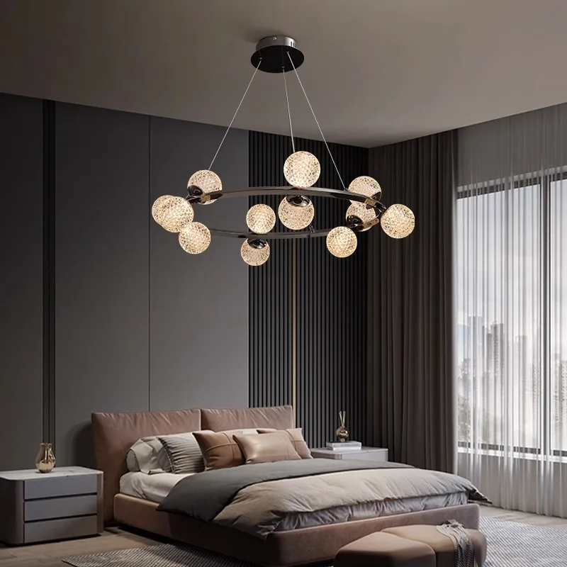 Nordic home decoration, living room chandelier, bedroom chandelier, dining room chandelier, ceiling light, indoor lighting - Image 4